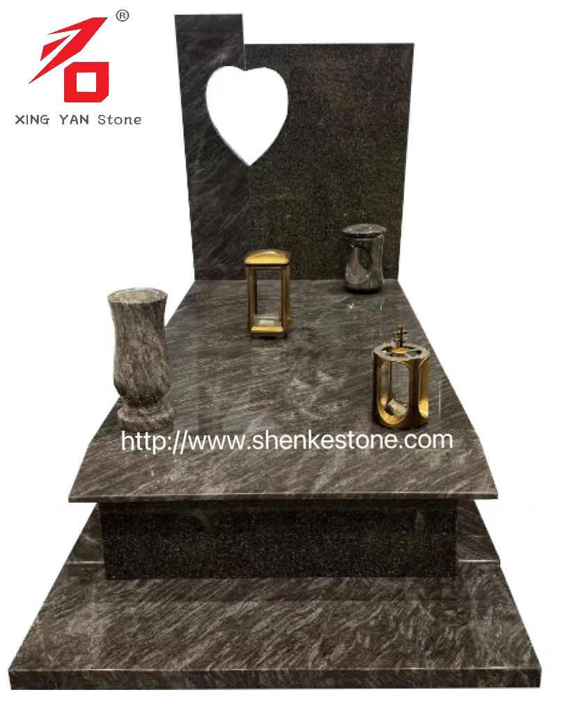 Sininen Orion Granite -hautausmonumentti (maljakko)